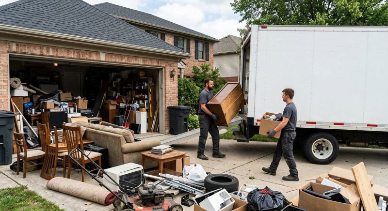 Garage Junk Hauling in Madison, WI