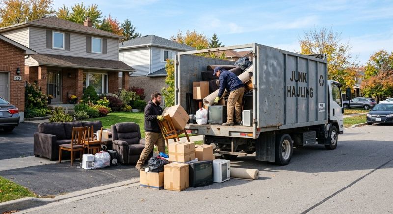 Garage Junk Hauling in Roseville, CA